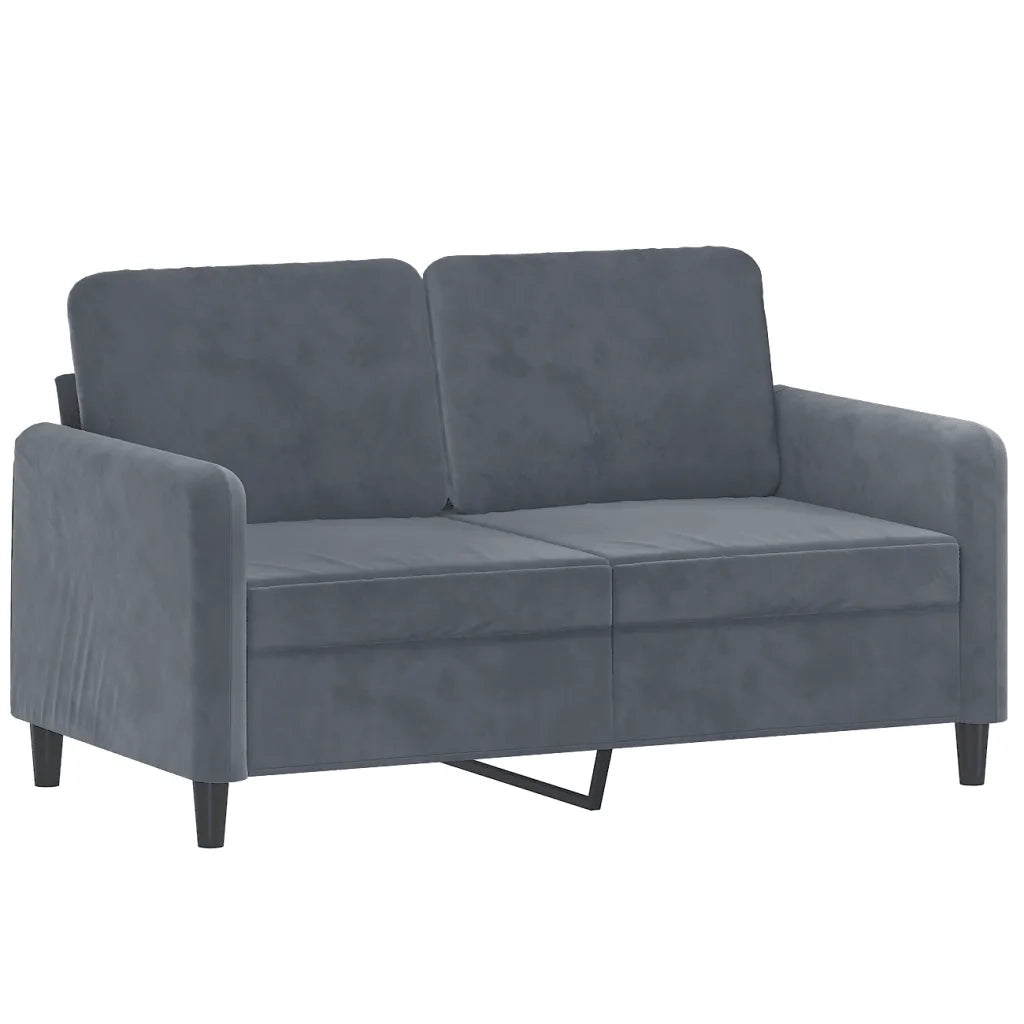 Set di Divani 3 pz Grigio Scuro in Velluto 3202025