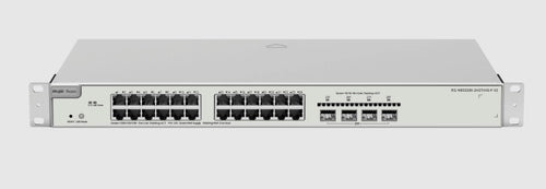 REYEE SWITCH POE 24 PORTE GIGABIT, LAYER 2+, CLOUD MANAGED, 4 PORTE UPLINK 10G SFP+, POE BUDGET 370W