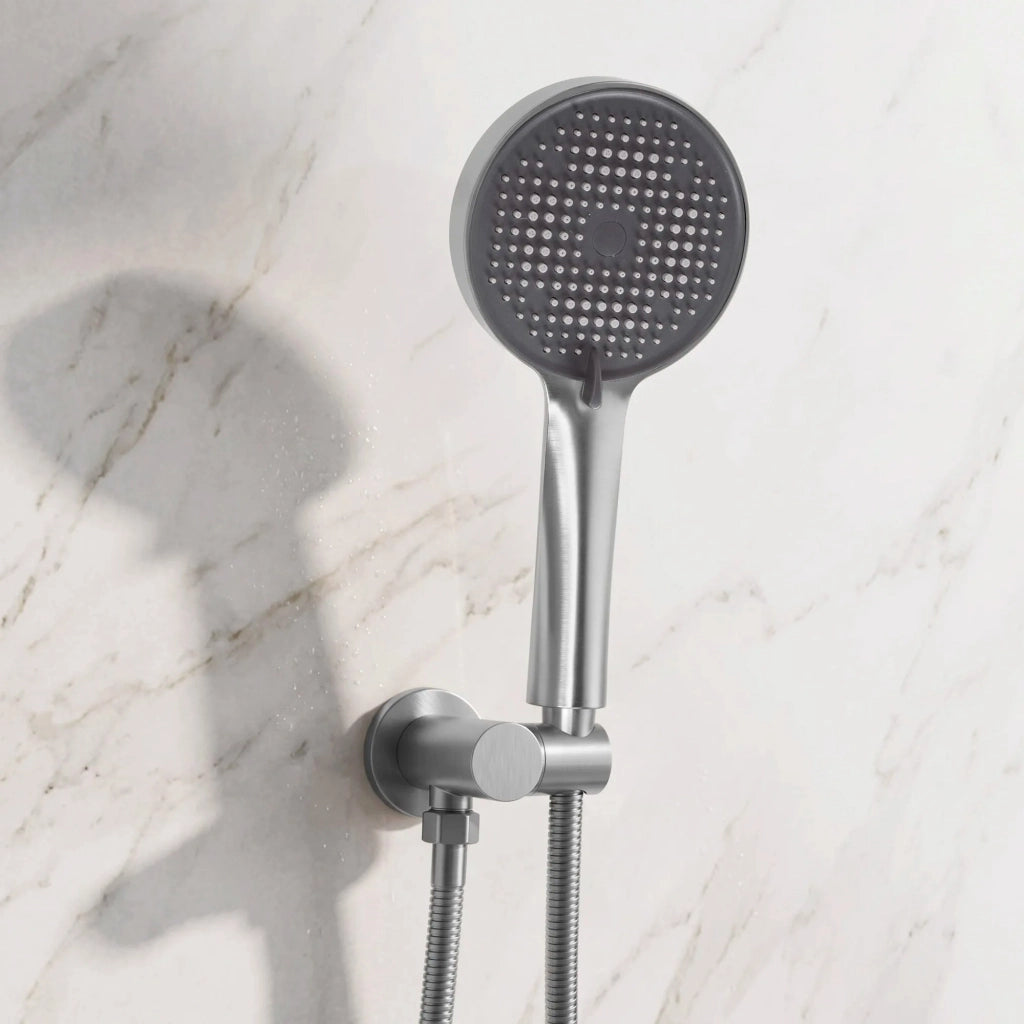 Set Doccia Da Incasso Rea Grace Brush Nickel + Box