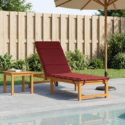 Cuscino per Lettino GEMERT 100% Poliestere Rosso Vino 948470