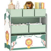 Scaffale Portagiochi Bambini ¨C Xylo ¨C 3 Ripiani Verde