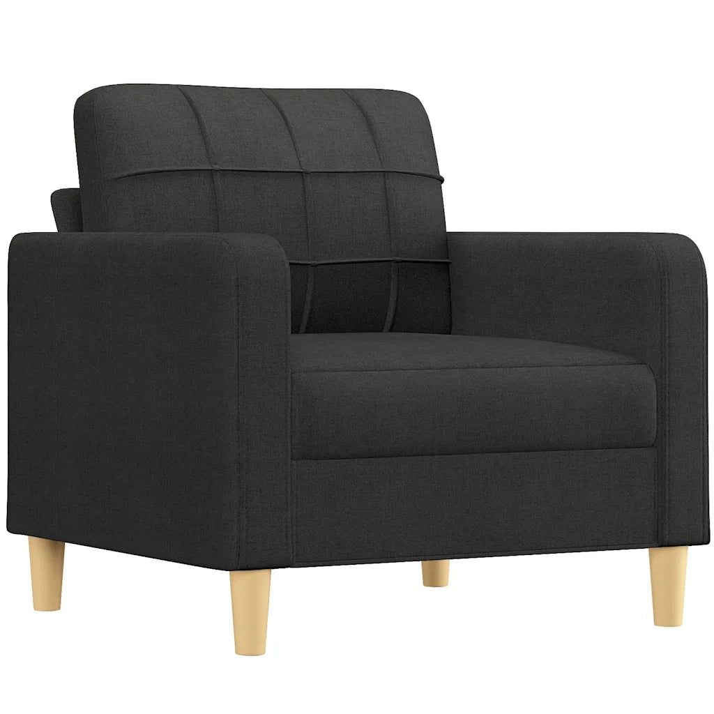 Poltrona Nera 60 cm in Tessuto 359079