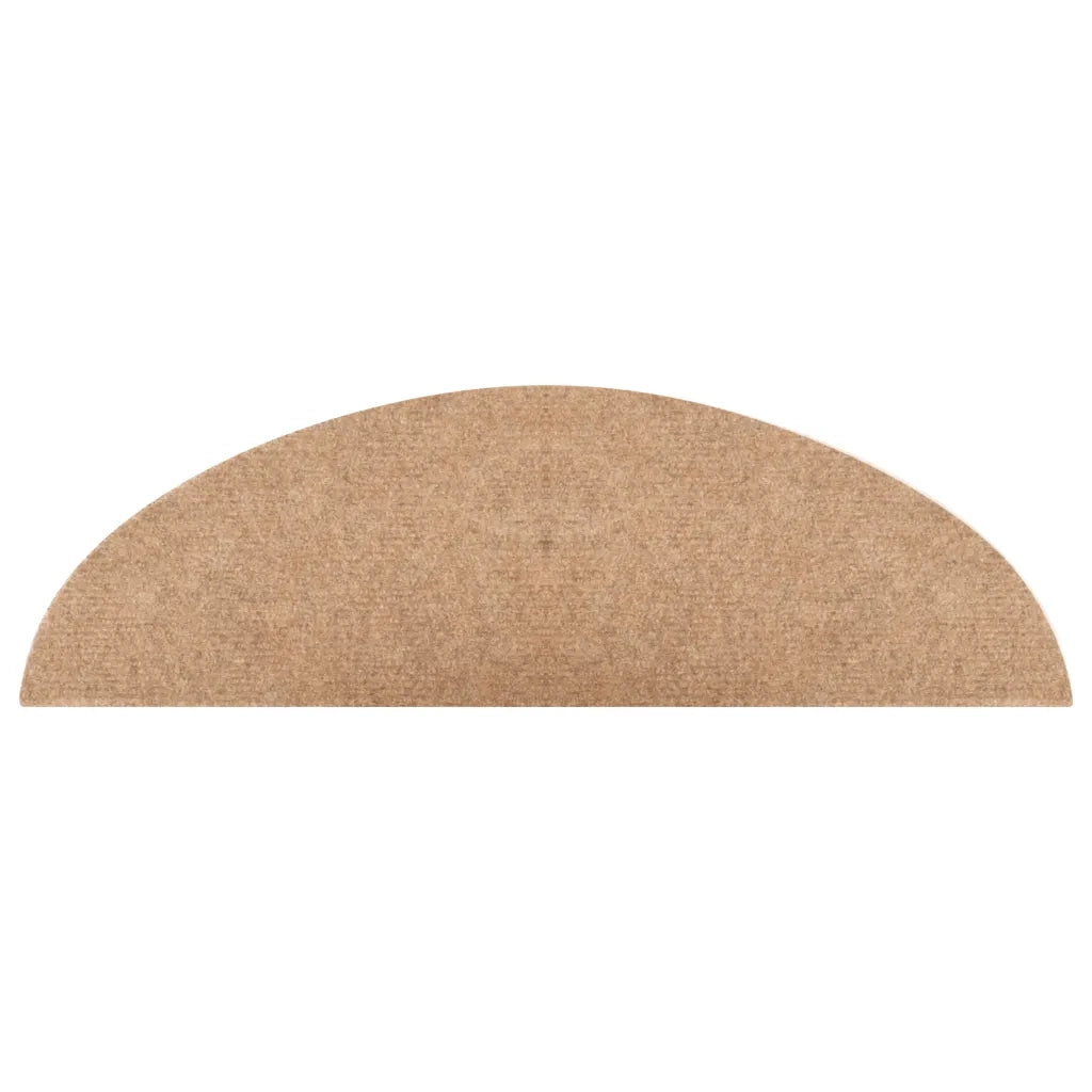 Tappetini Autoadesivi per Scale 30 pz | Gradini per Scale Beige 56x17x3 cm