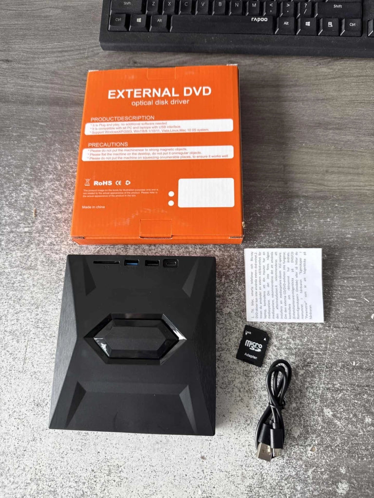 Masterizzatore esterno multifunzione USB 3.0 e Type-C