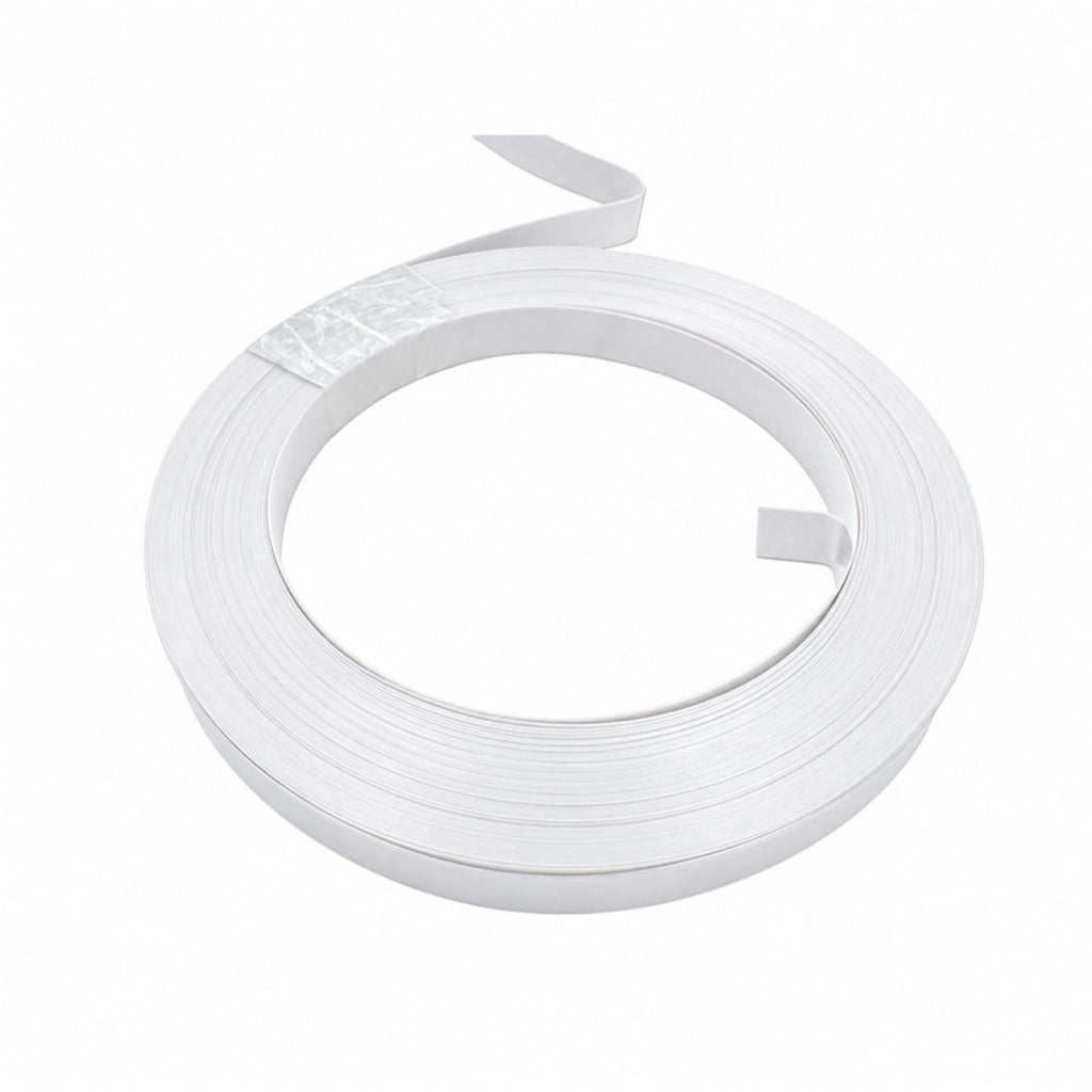 Sistema Illuminazione Cavi Tesi StarLine - Banda in Acciaio 25 Metri StarLine per Sistema Illuminazione Cavi Tesi, Profilo 16mm Spessore 0,5mm per Strisce LED (Bianco)