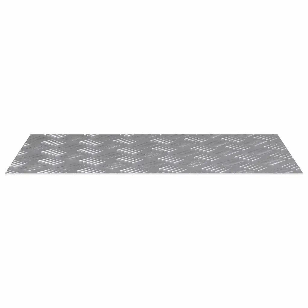Gradini per Scale 4 pz | Tappetini per scale autoadesivi Argento 70 x 40 cm Alluminio