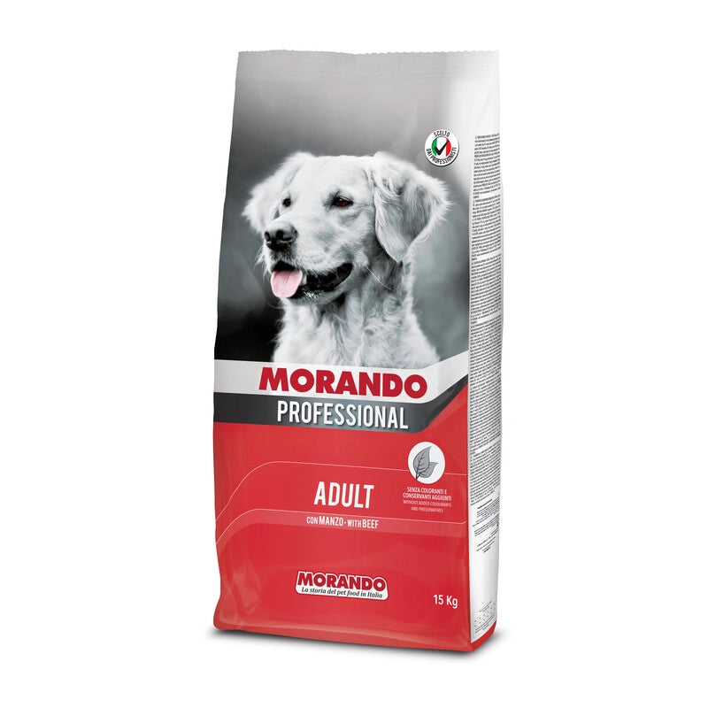 CIBO CANE MORANDO 15 KG ADULT MANZO- 1,0 pz