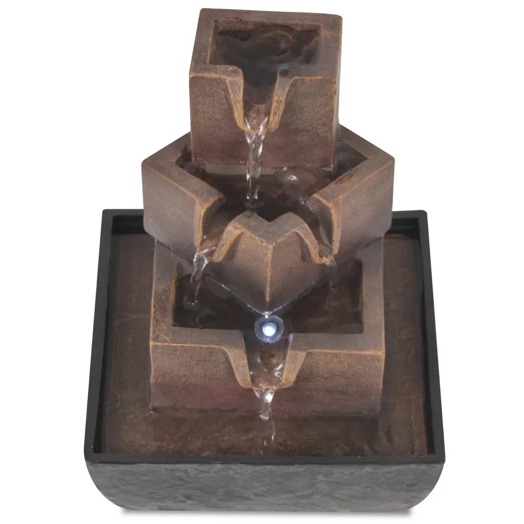 Fontana da Interni con Luce a LED in Poliresina 244285
