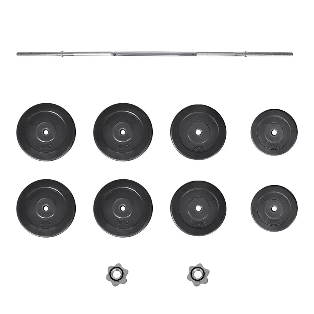 Bilanciere con Dischi Set 60 kg 90372