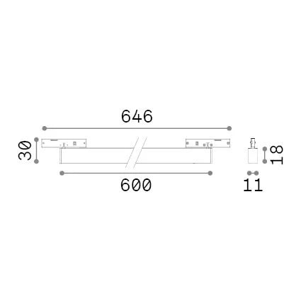 Lampada Da Tavolo Deva LED 6.5W Luce Calda 3000K Finitura Nero Ideal Lux