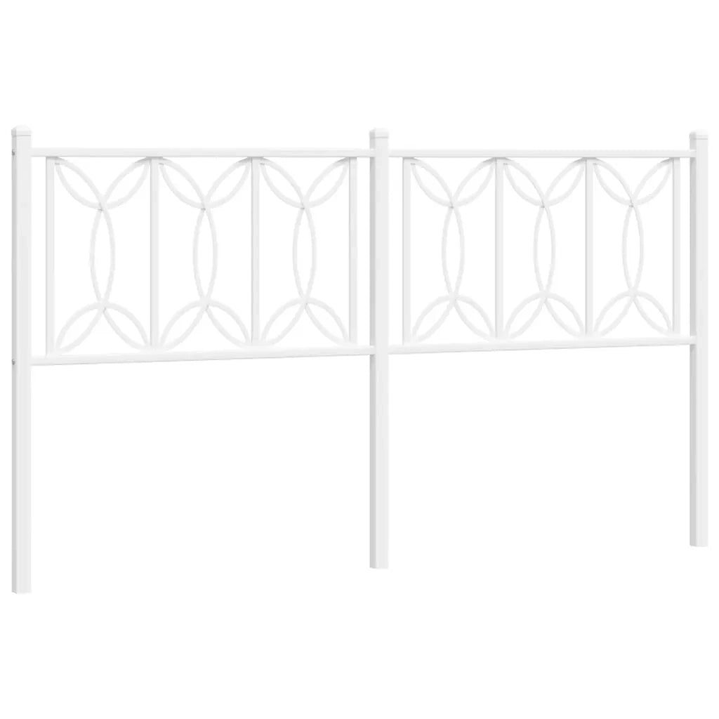 Testiera di Ricambio in Metallo Bianco 160 cm 376212
