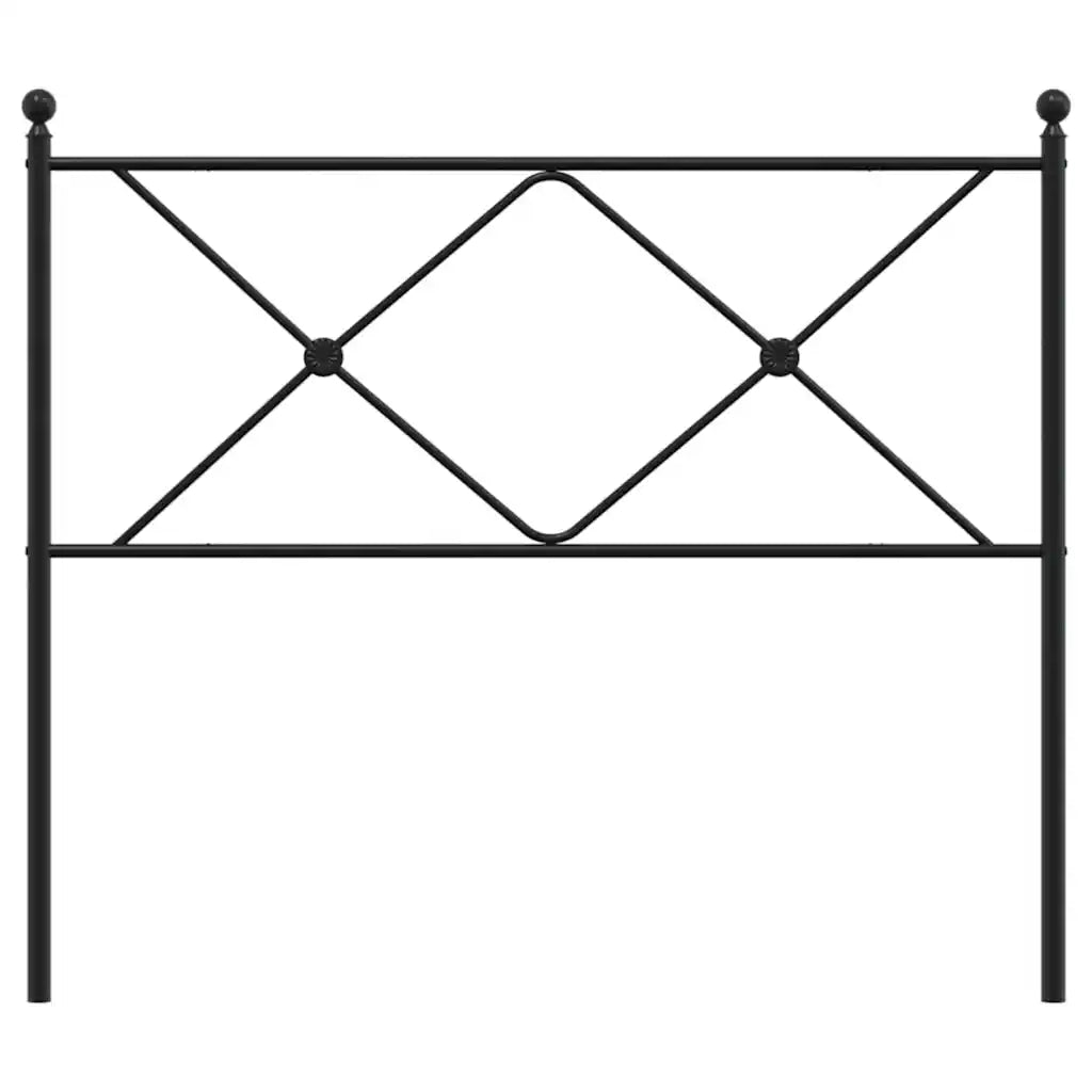 Testiera di Ricambio in Metallo Nero 100 cm 376531