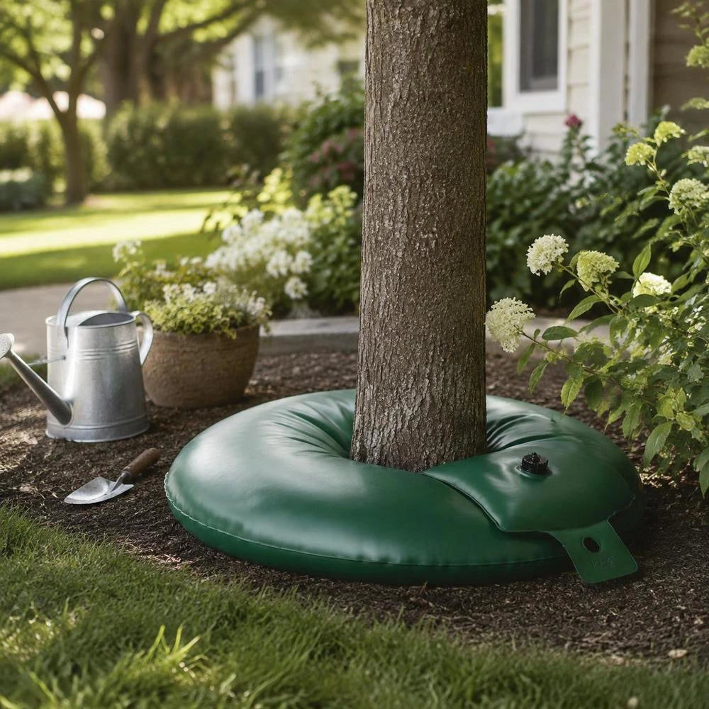 Tree Watering Rings, Set Of 4, 75.7L Tree Watering Bags, 6-9 Hour Slow Release, Watering Bag, Irrigation System For Drip Irrigation Of Shrubs & Tree Roots