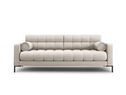 Cosmopolitan Design - Divano "Bali" 4 posti in tessuto strutturato beige 