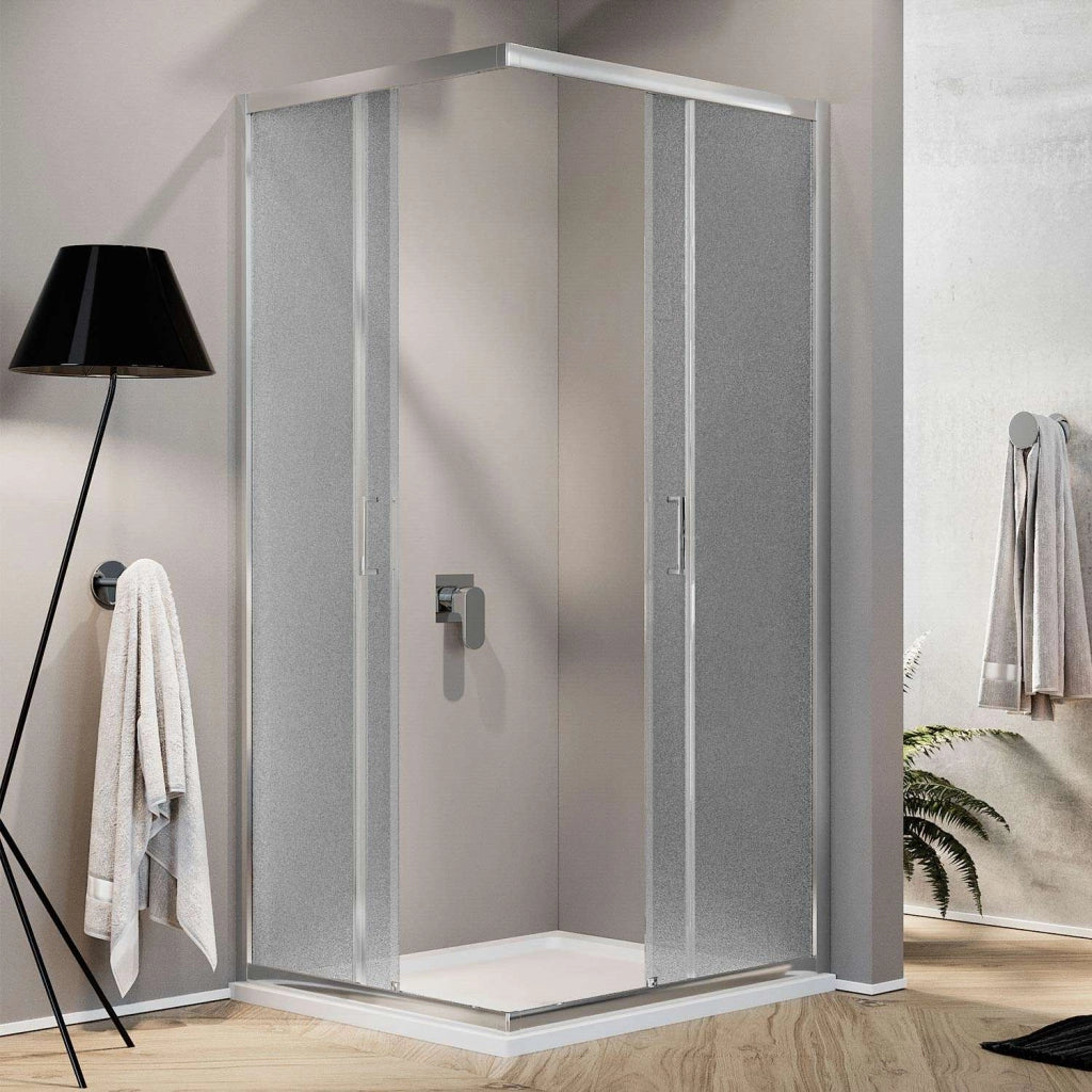 Box Doccia Rettangolare 90x100 H185 Stampato C 6mm mod. Ready