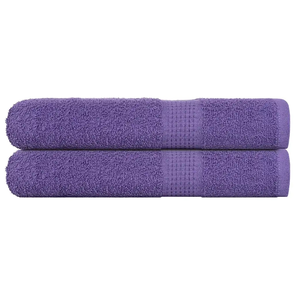 Asciugamani FROGN 2 pz Viola 100x200 cm 360 g/m² 136890