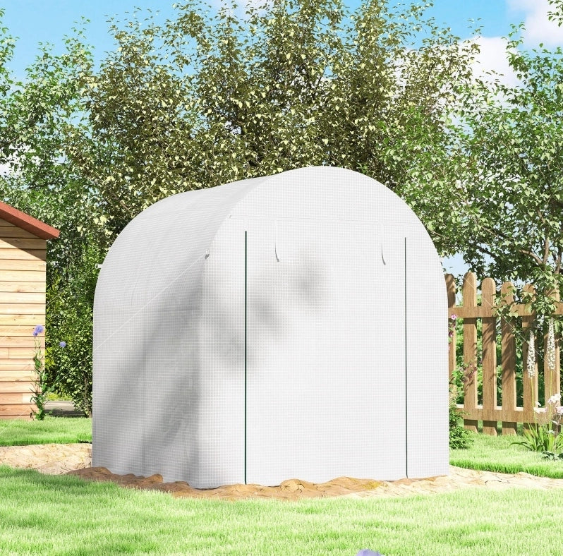 SERRA Aperta 180x180x200 cm Acciaio Bianco