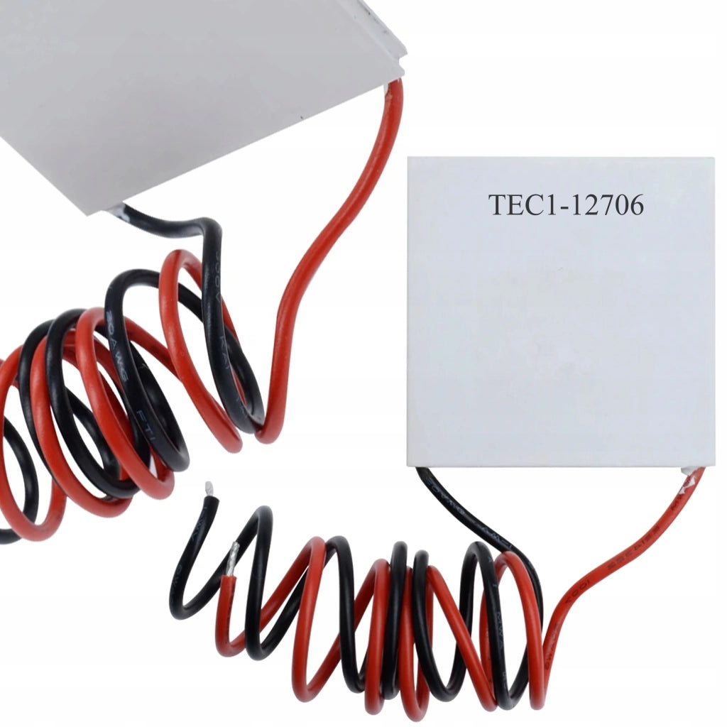 Ogniwo Peltiera TEC1-12706 – Raffreddamento e Riscaldamento | 40x40mm, 60W, 12V | Per Frigoriferi Portatili, Elettronica