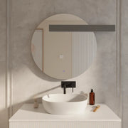 Specchio led rotondo 100cm luce calda, fredda, neutra anti-appannamento | Kaus