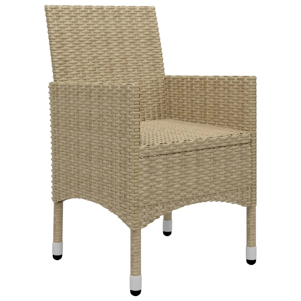 Set Mobili da Pranzo per Giardino 5 pz Beige 3067685
