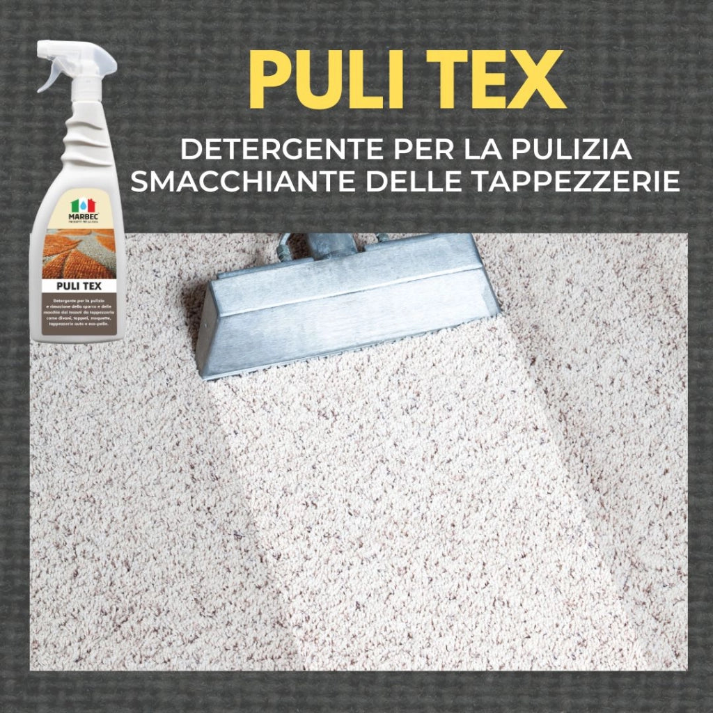 Detergente per pulire divano, tappeti e moquette PULI TEX   750ML