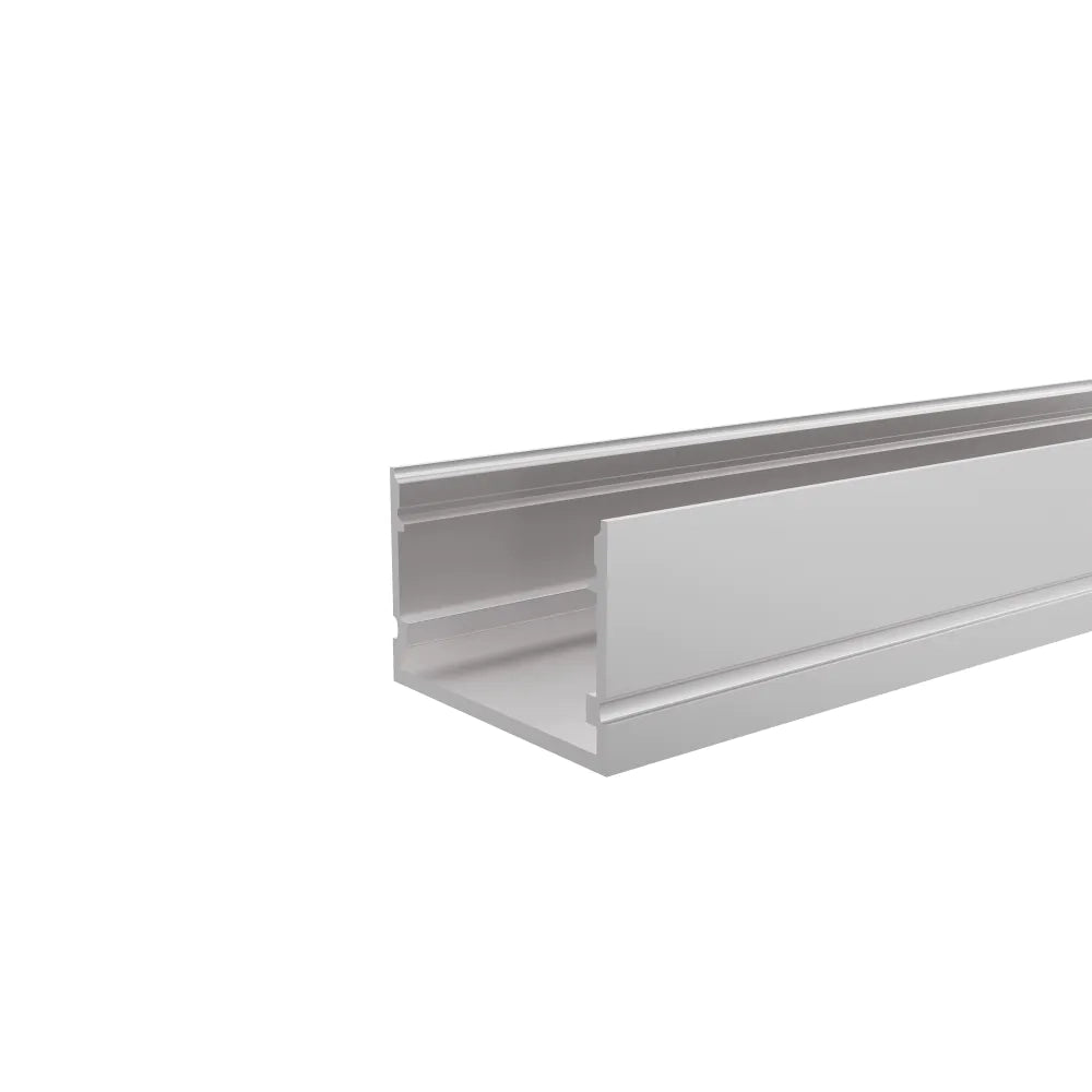 Profilo lineare XL 1mt in alluminio silver per striscia led