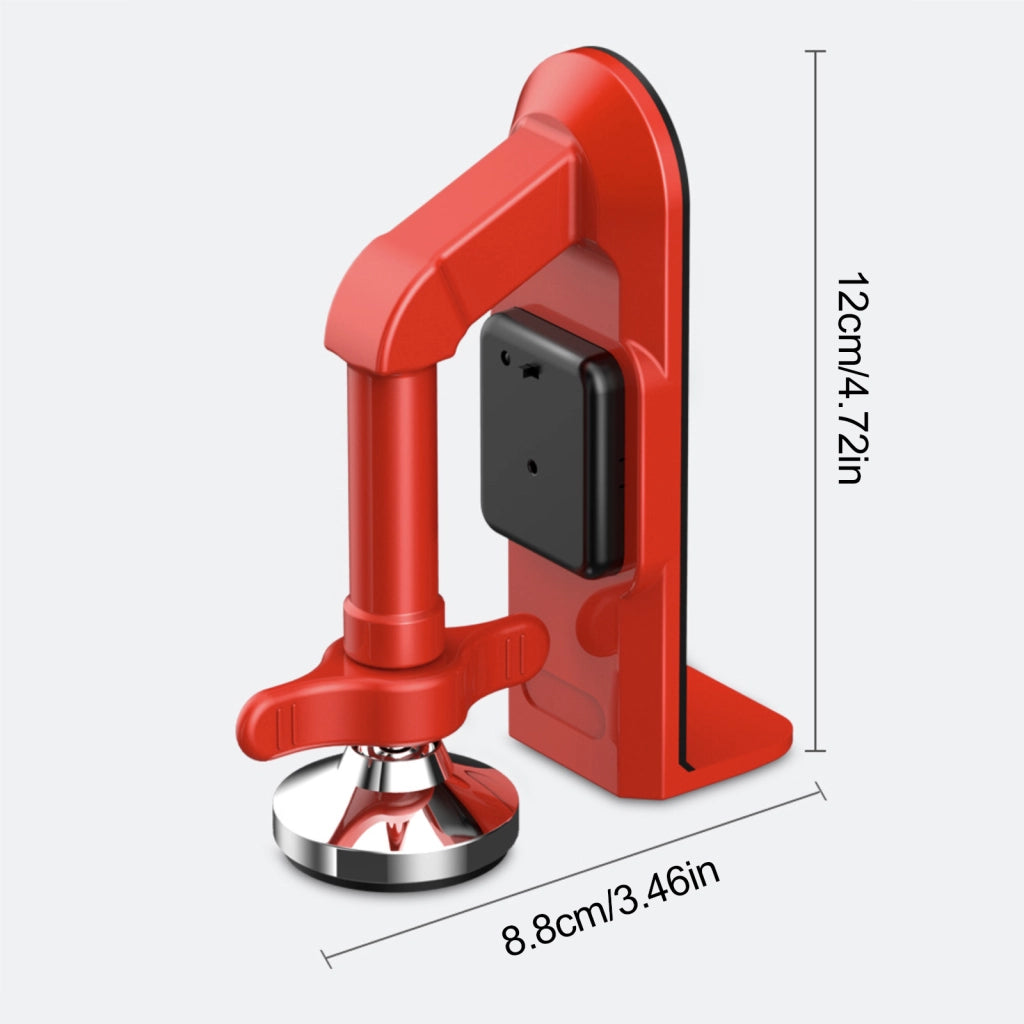 Blocco porta portatile con allarme 80 dB, rosso