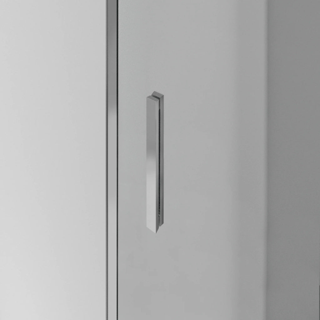 Box doccia angolare BASIC apertura al vertice 70x70 cm (65-70/65-70) rame vetro trasparente