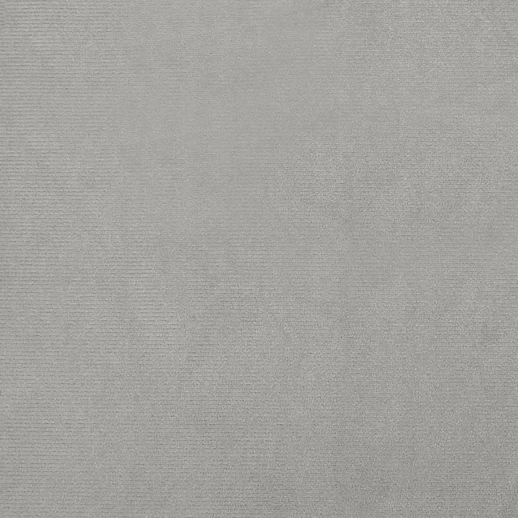 Poltrona Cabriolet Grigio Chiaro in Velluto 356469