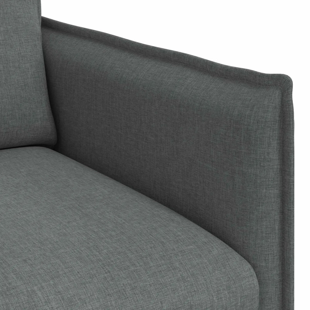 Set di divani 2 pcs Grigio Scuro 156 x 82 x 85 cm Tessuto 3407568