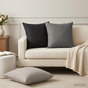 Cuscino con cuscino HEERLEN 12 pz Grigio Poliestere 927141