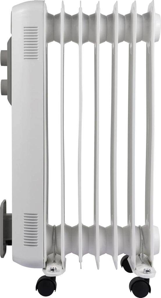 Bimar HO427 Termosifone Elettrico, Radiatore ad Olio a Basso Consumo, Calorifero con 7 Elementi e 5 Canali di Circolazione