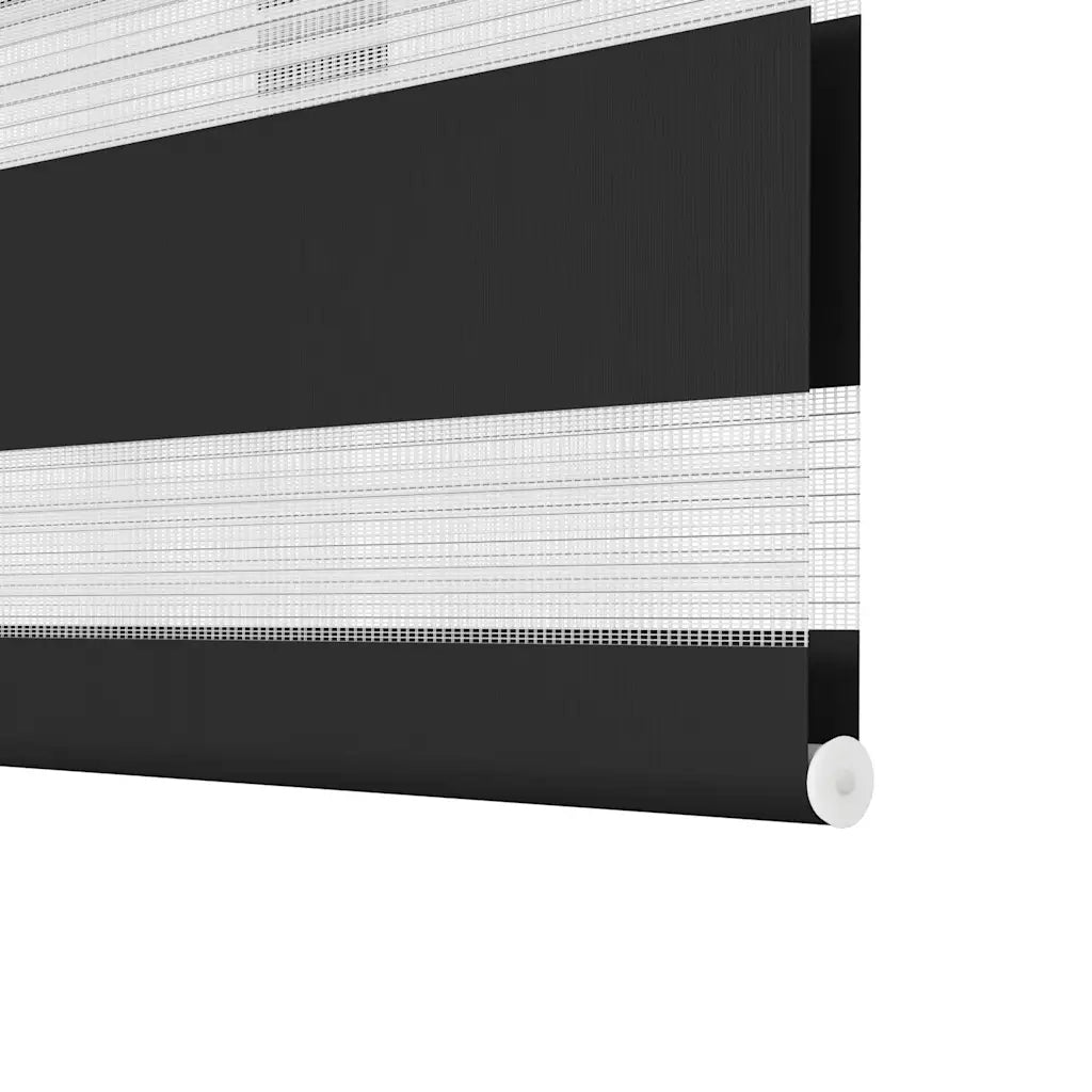 Tenda a rullo zebra 80,9x150 cm Tessuto Larghezza 76,7 cm nero 240200