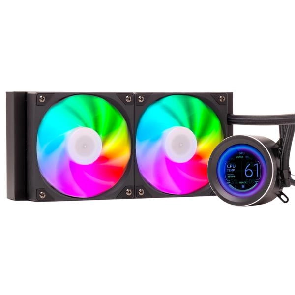 ITEK DISSIPATORE A LIQUIDO ARCTIC SPHERE LCD 240 - 240MM SKT UNIVERSALE PWM FAN LCD 2.8 CON SOFTW