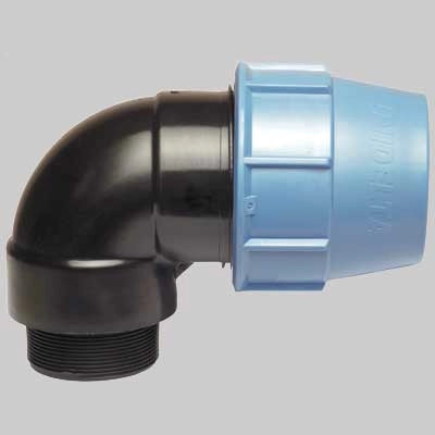 RACCORDO A GOMITO MASCHIO PLASTICA  32 x 1     UNIDELTA