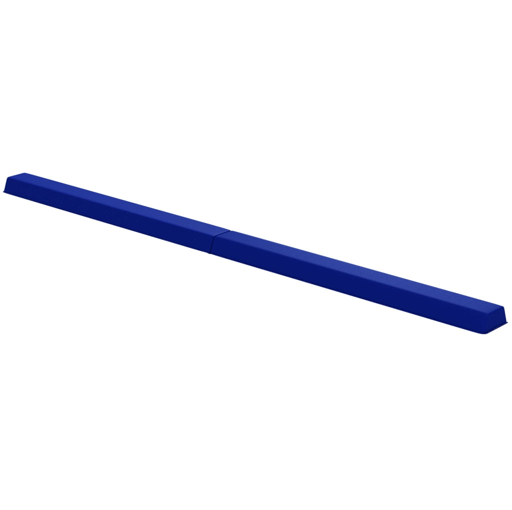Trave da equilibrio pieghevole ULEVR 236 cm, base antiscivolo 15 cm, fino a 80 kg, blu