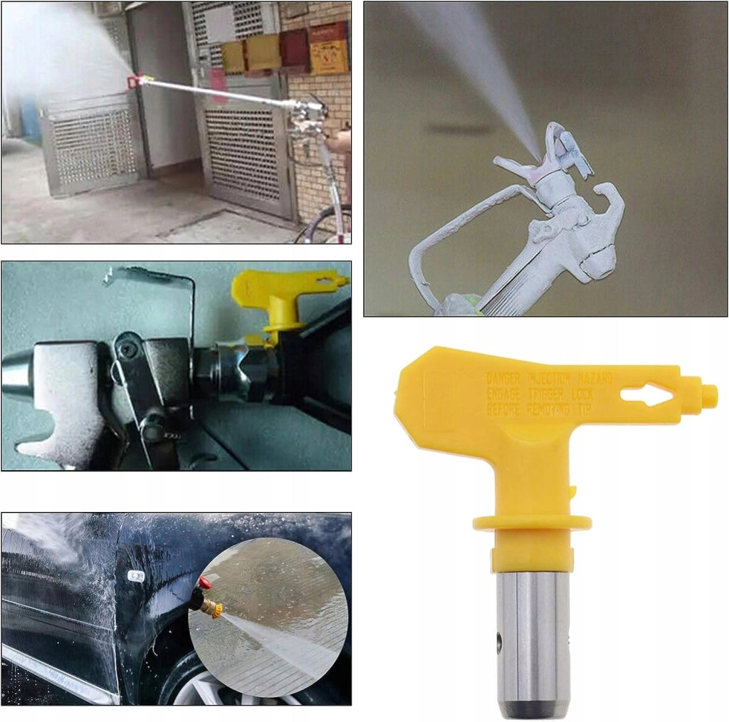 Ugello di Spruzzatura Modello 517 – Set Rosfix: 3x Guaine, 1x Protezione, 5x Spazzole | Compatibile con Graco, Titan