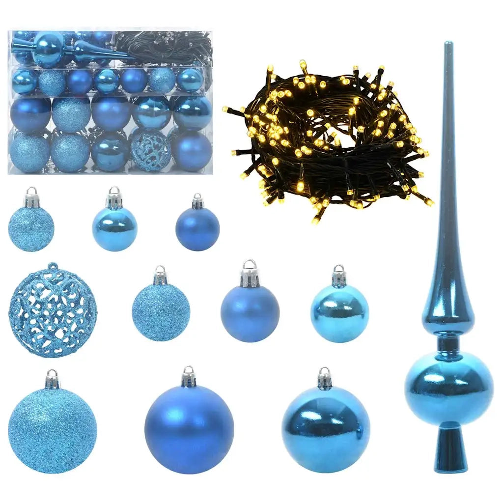 Albero di Natale artificiale con 150 LED Verde 150 cm 3395548