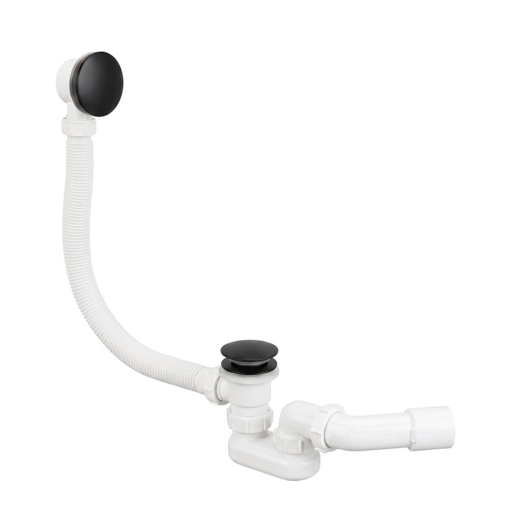 Sifone Per Vasca Rea Con Piletta Click-clack Black