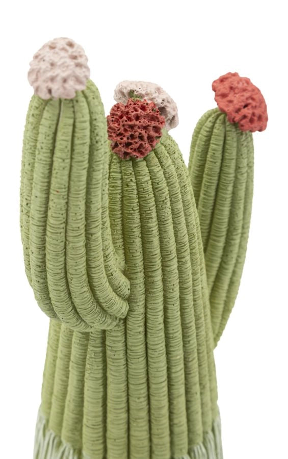 Cactus 10,5x6,5x20,5 cm in Resina Multicolor