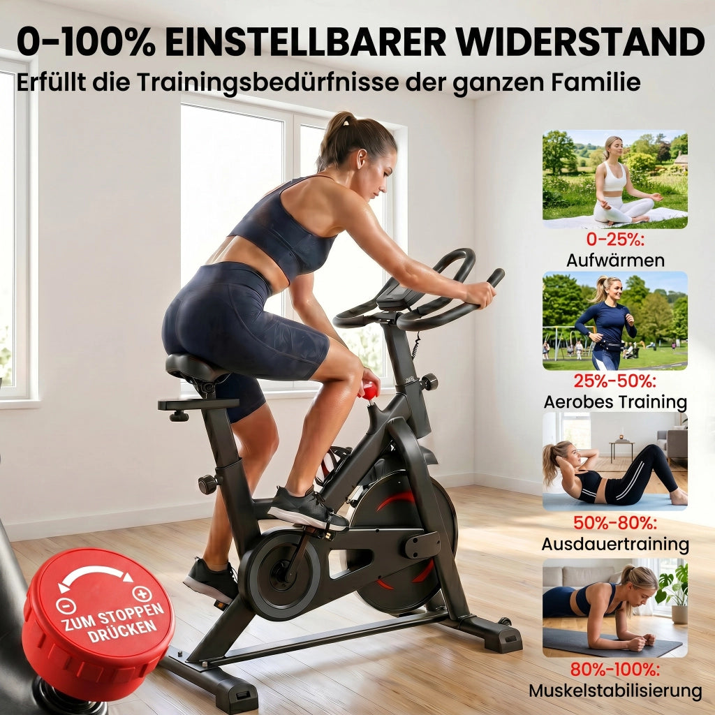 Ciclismo da Interno ¨C Minimal ¨C con App e Monitor LCD