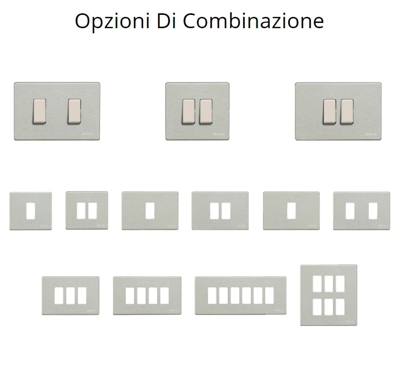 Supporto scatola rettangolare 1 modulo serie bticino magic 500s/13