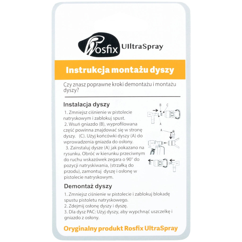 Ugello di Spruzzatura Rosfix Ultra Spray Modello 217 – Alta Qualità e Durata | Larghezza 10 cm