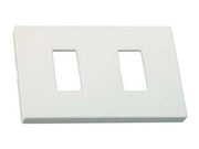 PLACCA 2 POSTI VENUS- - mm.115x80h. (1862.2F.B) - 20 pezzi MARLANVIL
