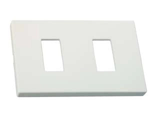 PLACCA 2 POSTI VENUS- - mm.115x80h. (1862.2F.B) - 20 pezzi MARLANVIL