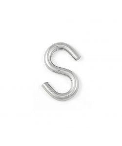GANCIO A 'S' Ø 3 mm - 30x16 mm