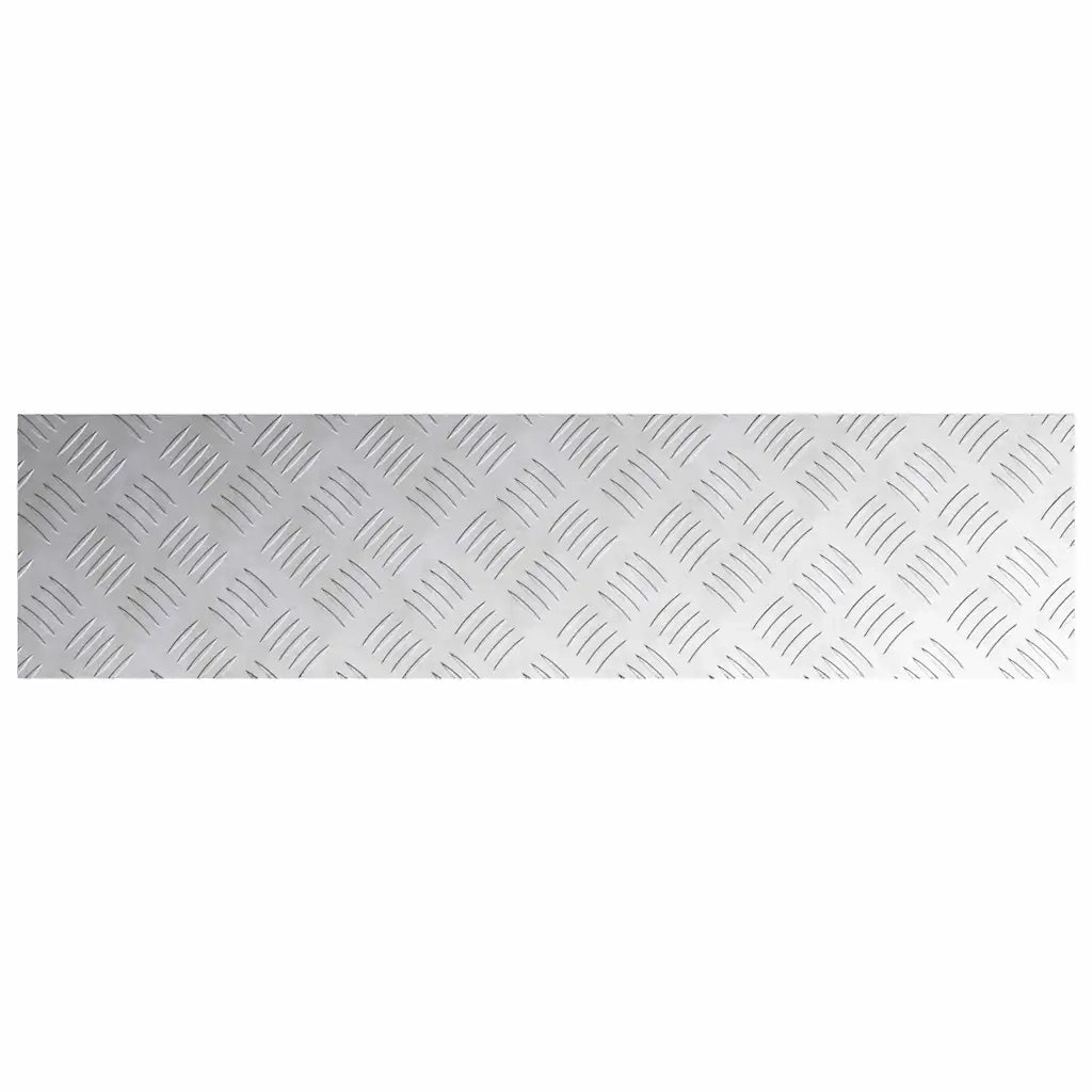 Gradini per Scale 4 pcs Argento 100 x 25 cm Alluminio 4104282