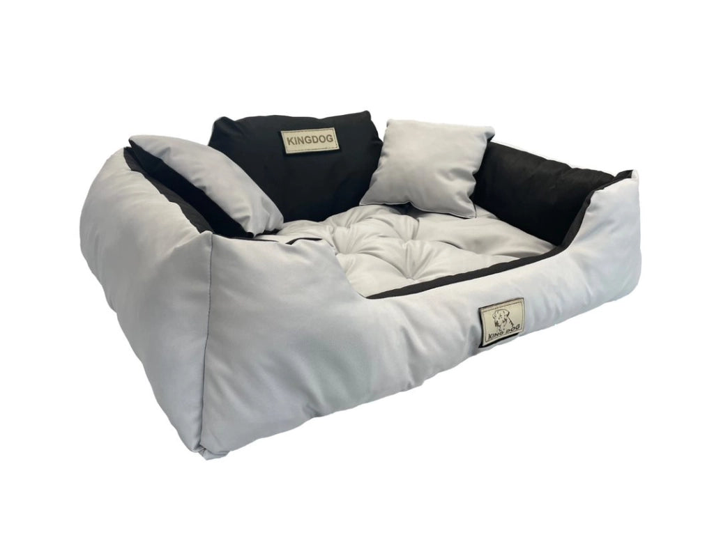 AIO FACTORY 115x95 cm KINGDOG Cuccia per cani impermeabile personalizzabile grigio chiaro