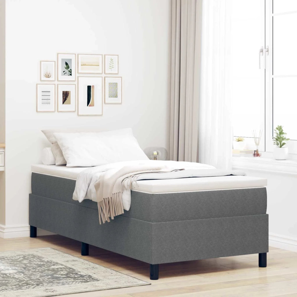 Struttura letto piattaforma Grigio chiaro 100 x 200 cm 3337392