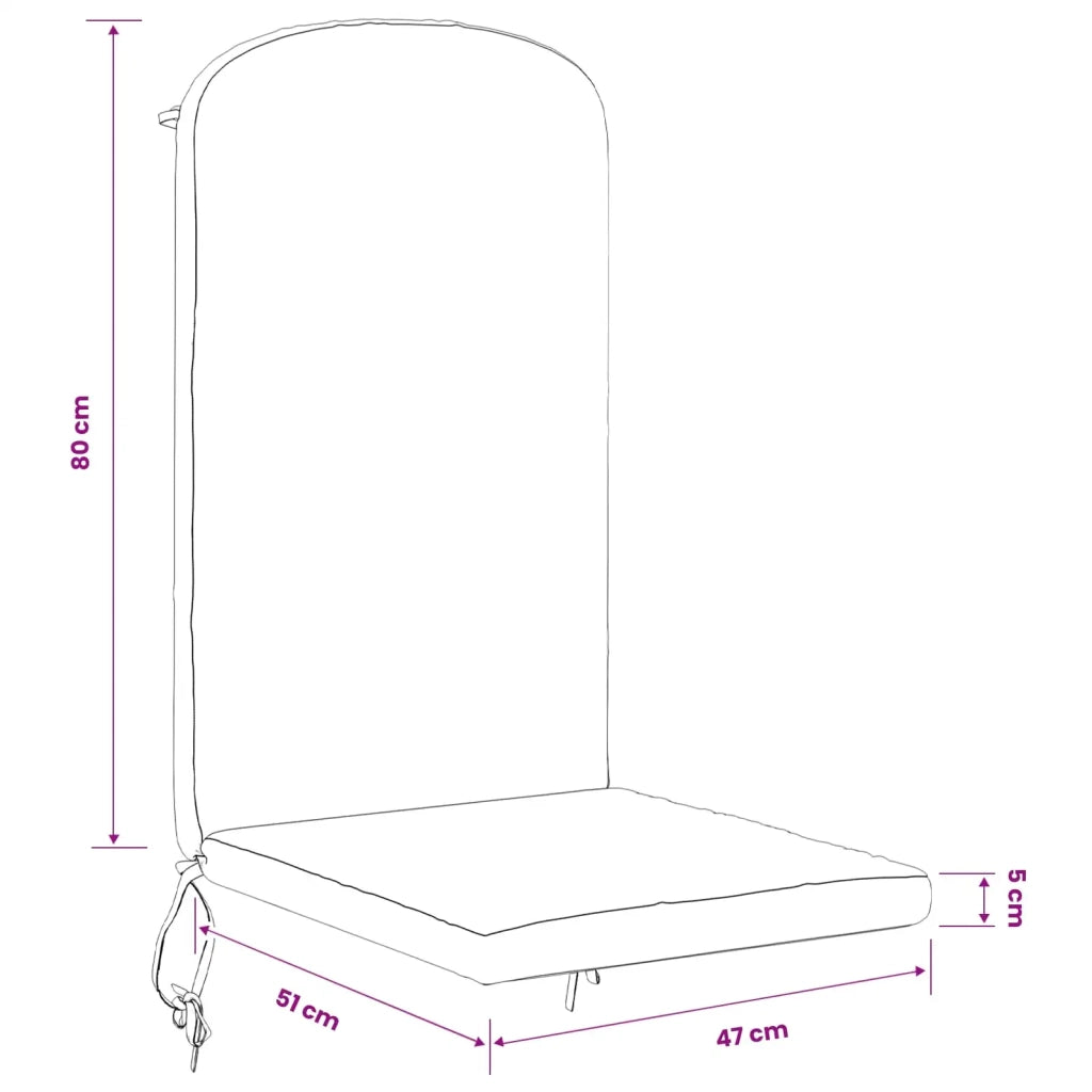 Cuscino per sedia Adirondack GEMERT 100% Poliestere Turchese 948208